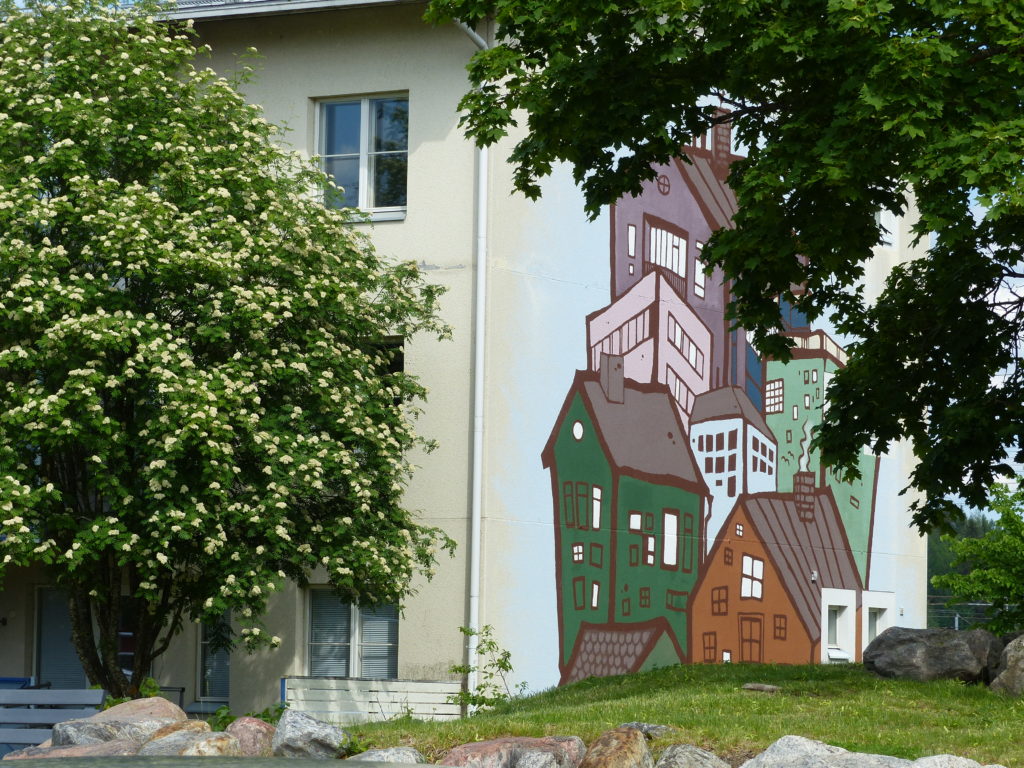 Muraali Oikokatu 21 Riihimäki